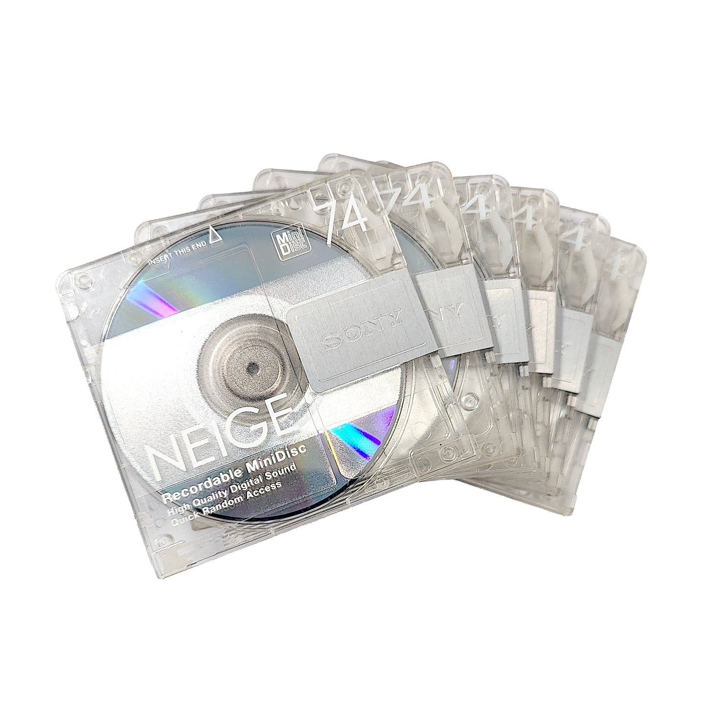 Sony Neige 74 Minute MiniDisc 6 Pack