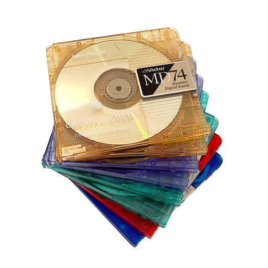 Victor & Prime Media 74 Minute MiniDisc 8 Pack