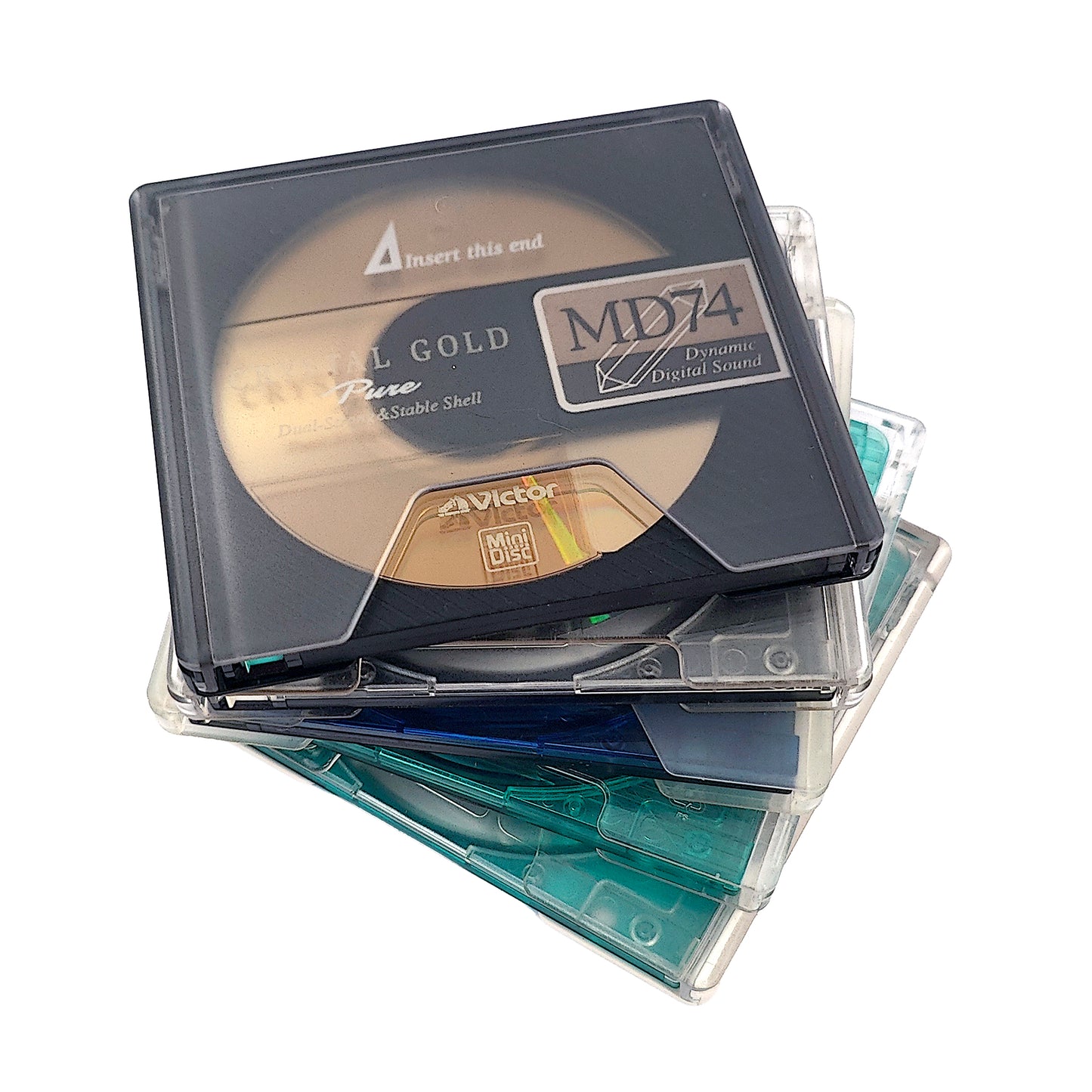 Various Brand 74 Minute MiniDisc 5 Pack