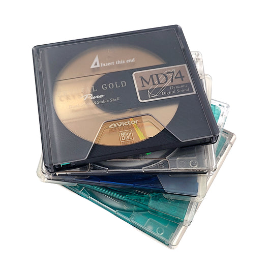 Various Brand 74 Minute MiniDisc 5 Pack