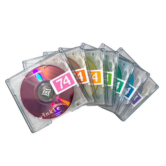 Maxell Twinkle 74 Minute MiniDisc 7 Pack