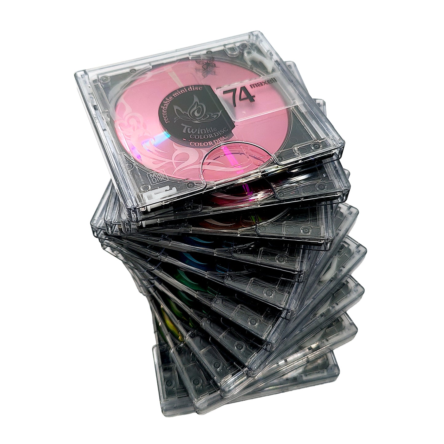 Maxell Twinkle Butterfly 74 Minute MiniDisc 10 Pack