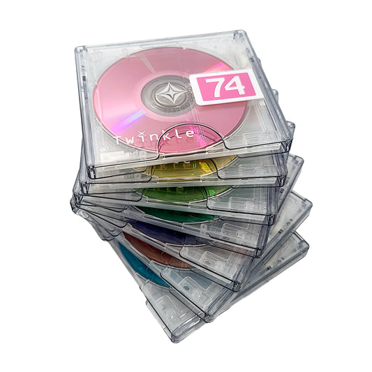 Maxell Twinkle 74 Minute MiniDisc 7 Pack