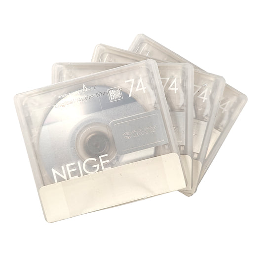 Sony Neige 74 Minute MiniDisc 4 Pack
