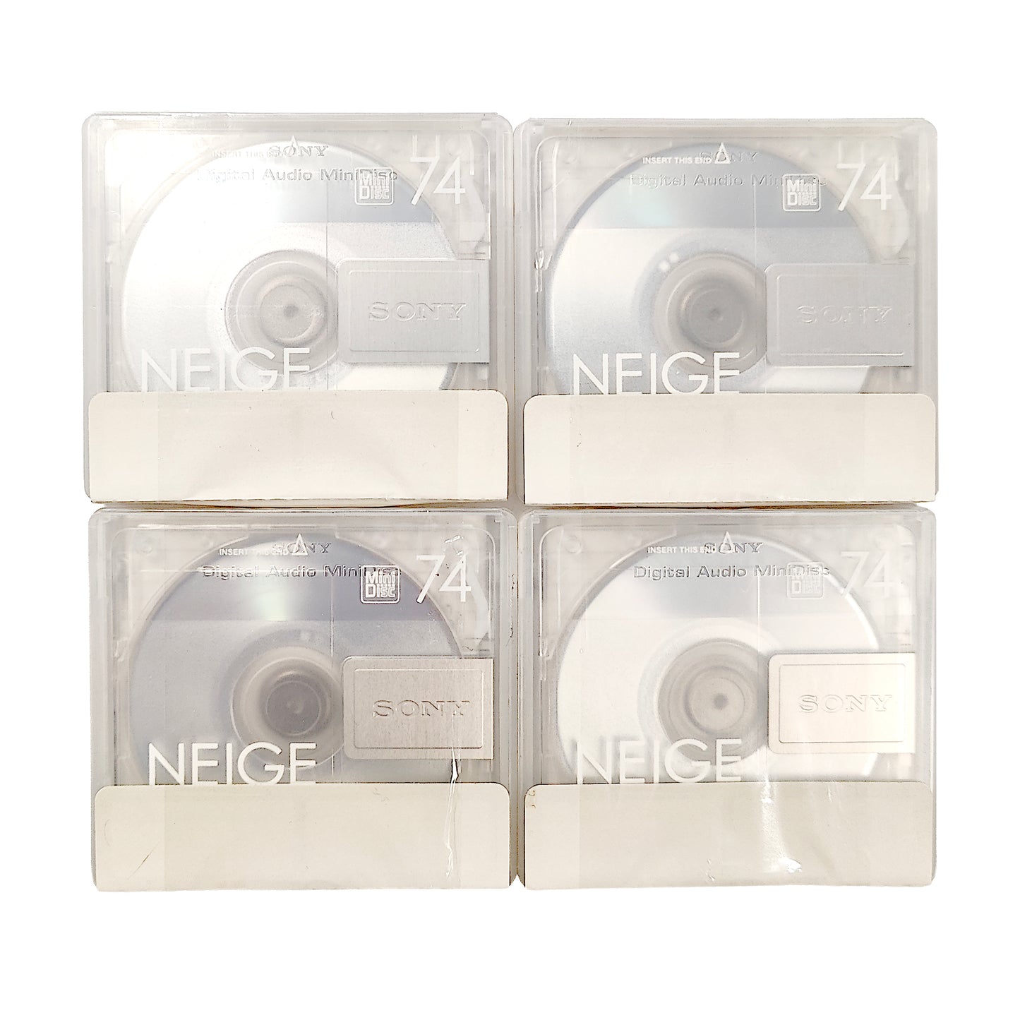 Sony Neige 74 Minute MiniDisc 4 Pack