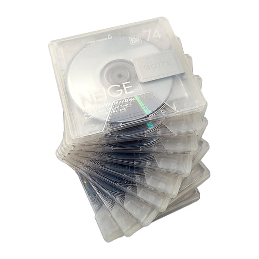 Sony Neige 74 Minute MiniDisc 9 Pack
