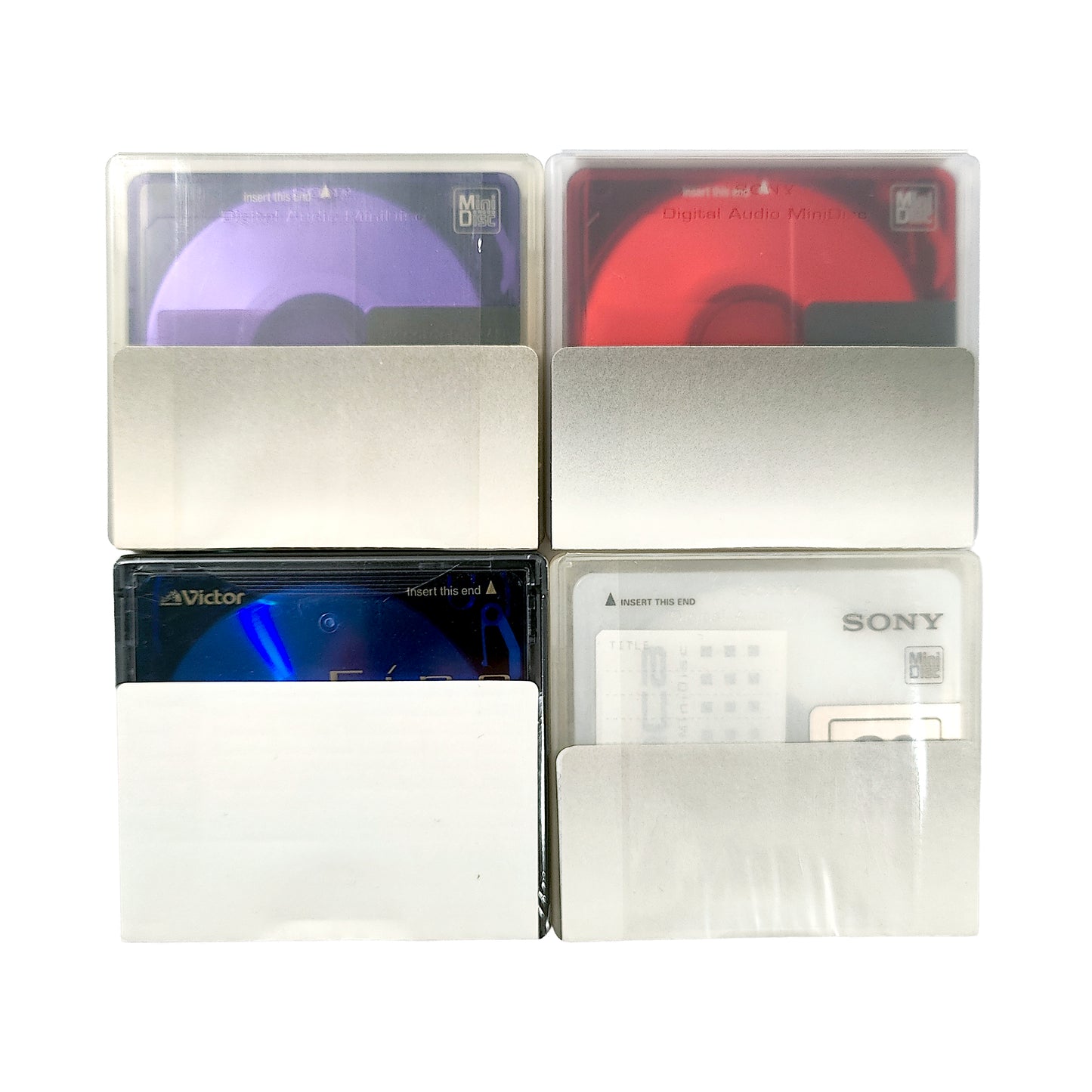 Mixed Brand 74 / 80 Minute MiniDisc 4 Pack