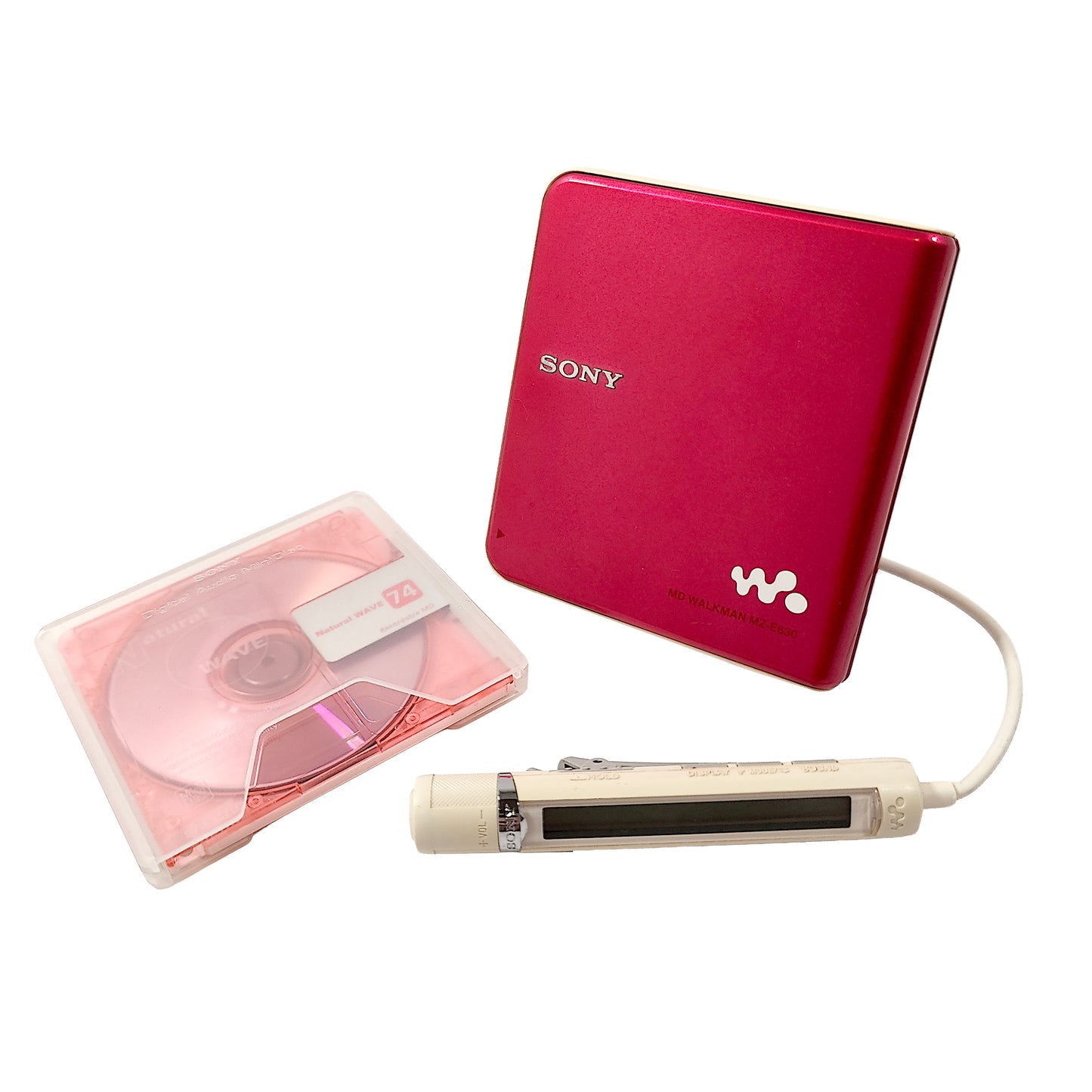 Sony MZ-E630 MiniDisc Player Bundle