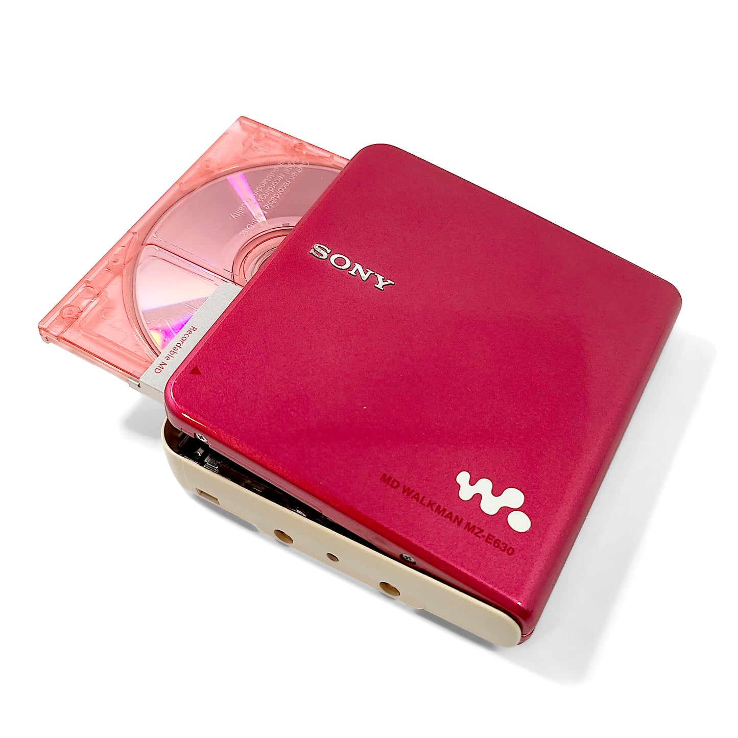 Sony MZ-E630 MiniDisc Player Bundle