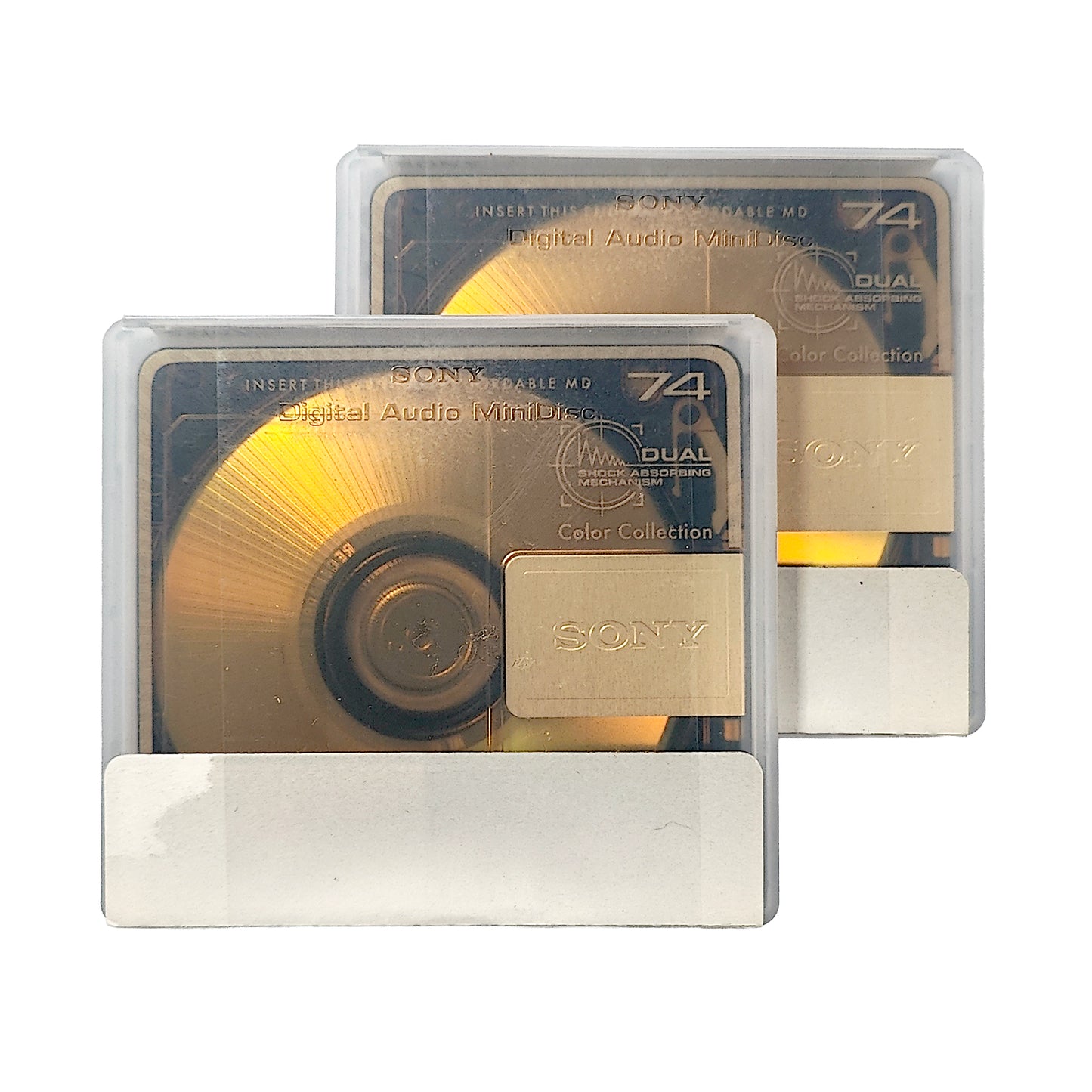 Sony Prism Gold 74 Minute MiniDisc 2 Pack