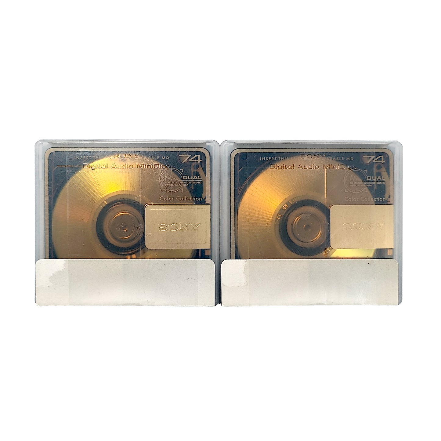 Sony Prism Gold 74 Minute MiniDisc 2 Pack