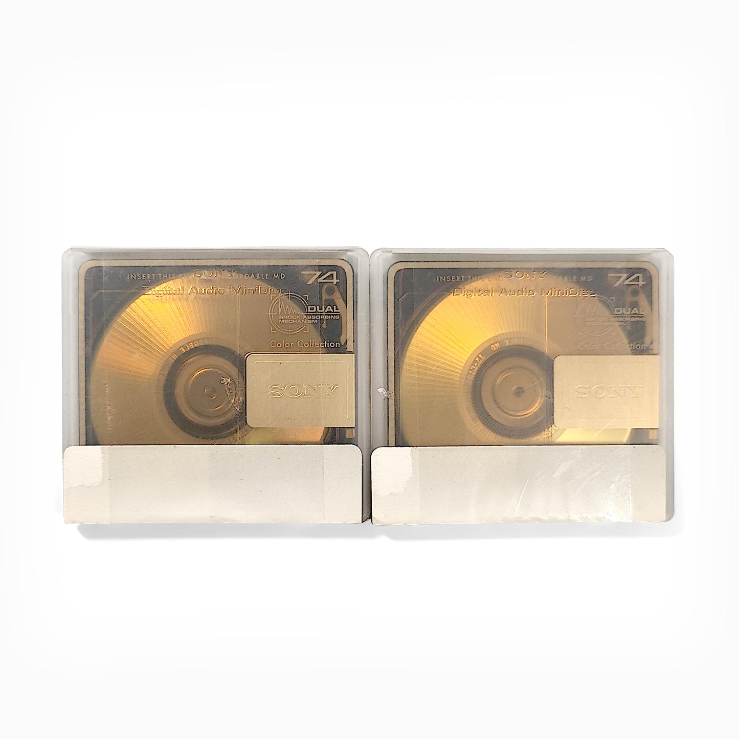 Sony Prism Gold 74 Minute MiniDisc 2 Pack