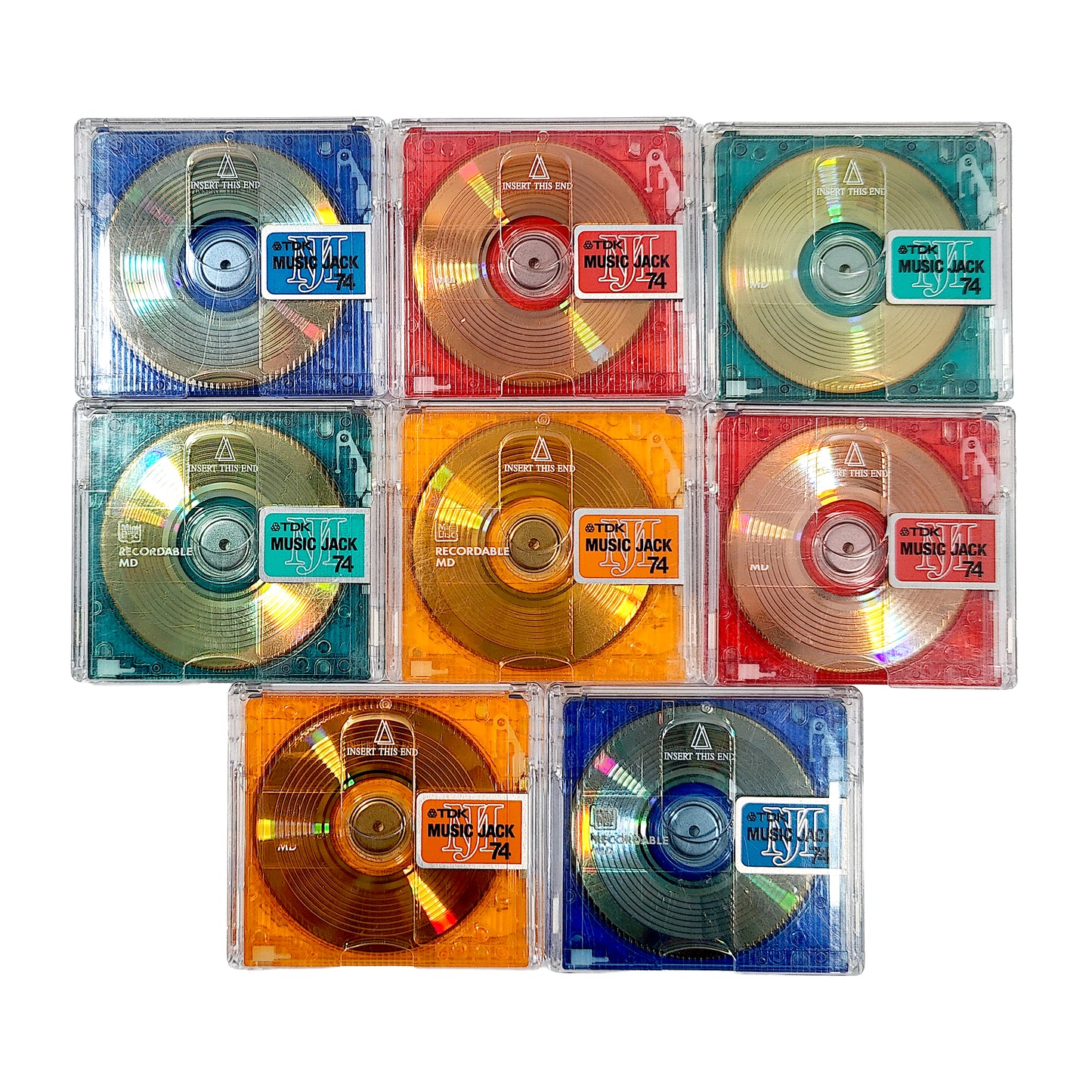 TDK Music Jack 74 Minute MiniDisc 8 Pack