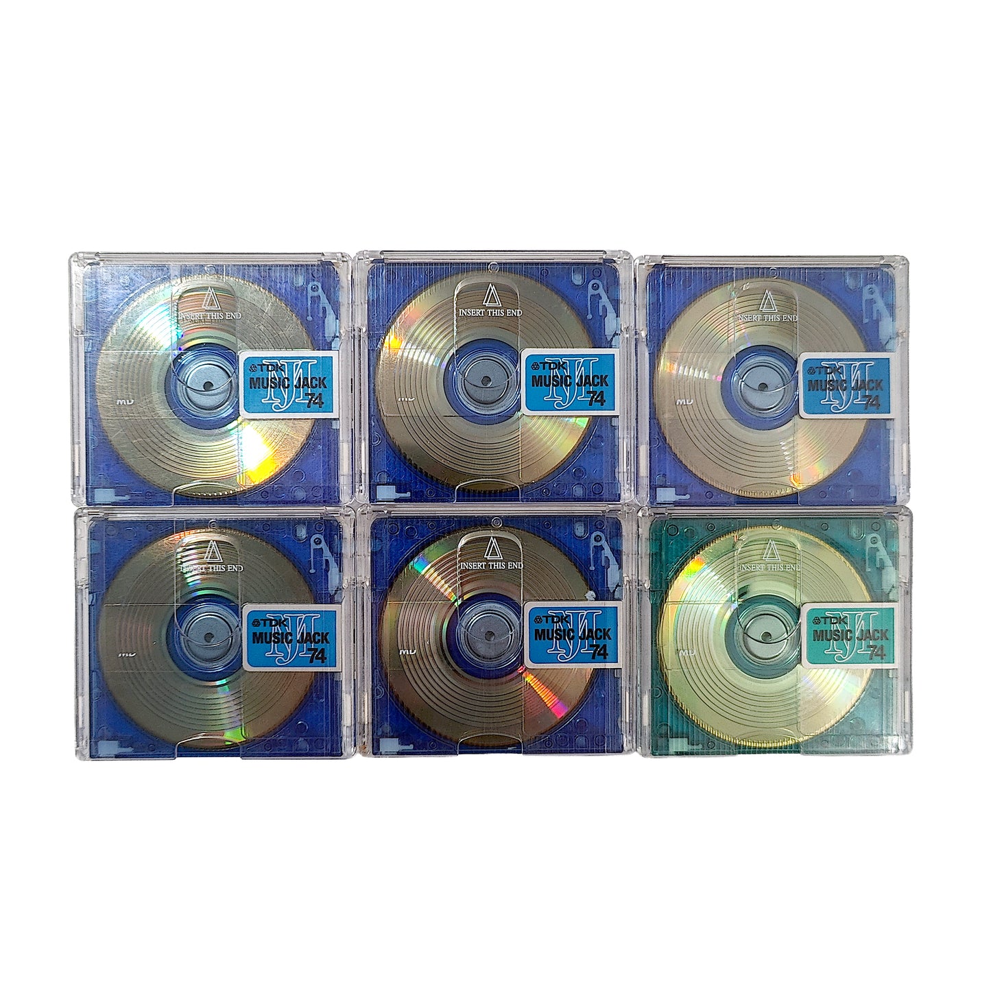 TDK Music Jack 74 Minute MiniDisc 6 Pack