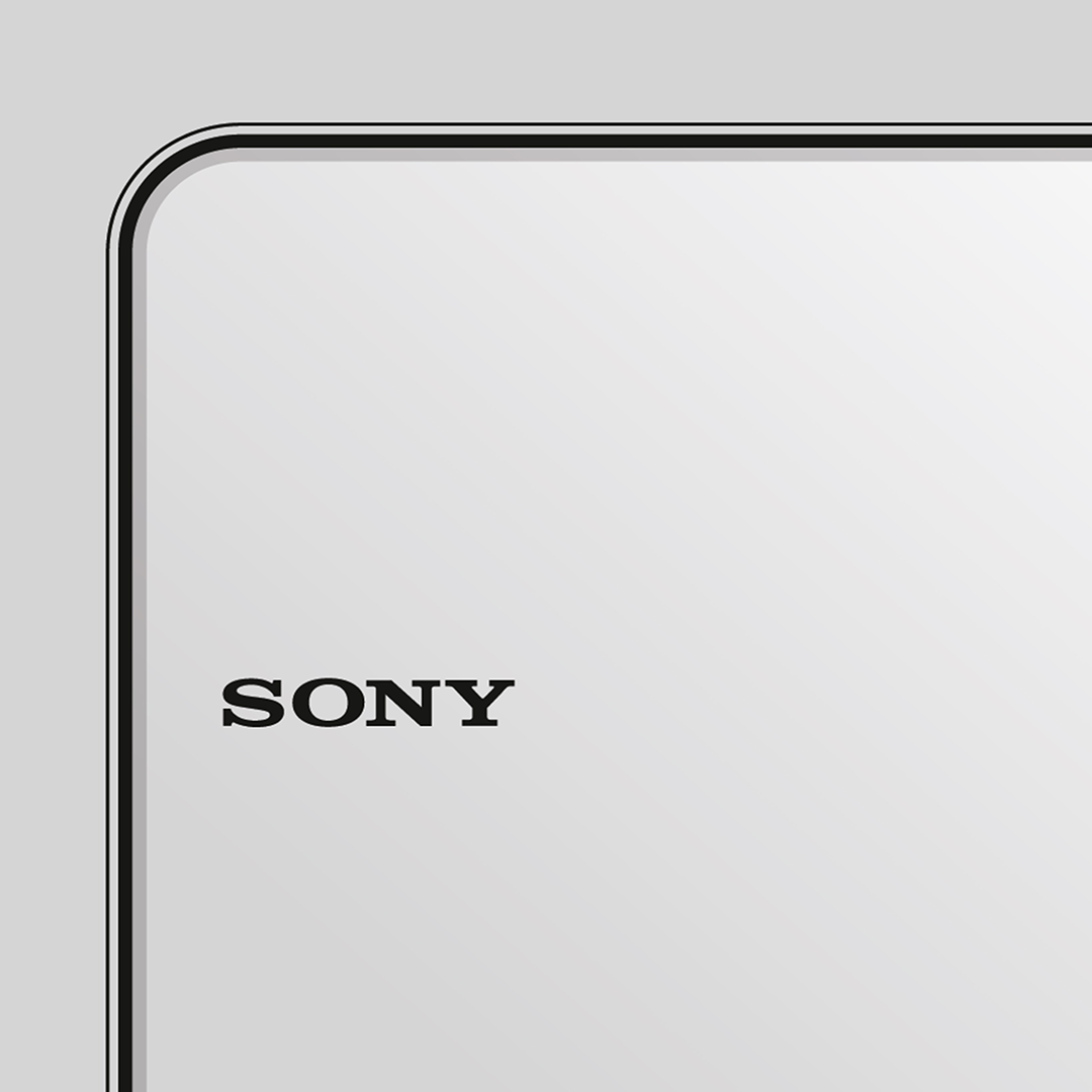 An original Sony MZ-E630 MiniDisc player poster design - a minimal illustration of Sony's iconic MZ-E630 MD player in the silver colour way, on a clean grey background.