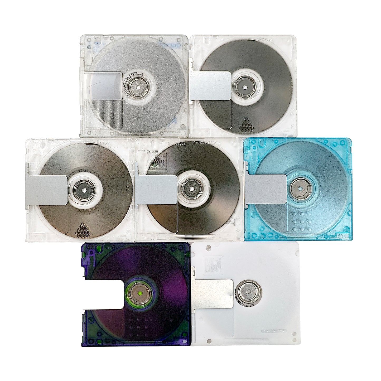 Various Brand 74 & 80 Minute MiniDisc 7 Pack
