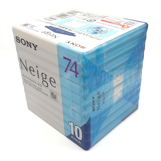 Sony Neige 74 Minute MiniDisc 10 Pack